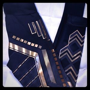 Black &Gold Leggings